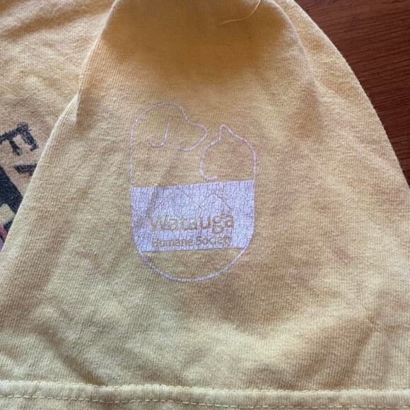 The Mountain brand tie dye Dog Rescue Shirt Pit Bull Medium Yellow - Picture 6 of 8